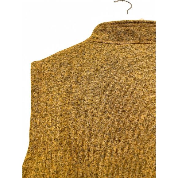 Peter Millar Sweater Vest Men Size Large Full Zip‎ Dijon Yellow Heather NEW - Picture 5 of 7
